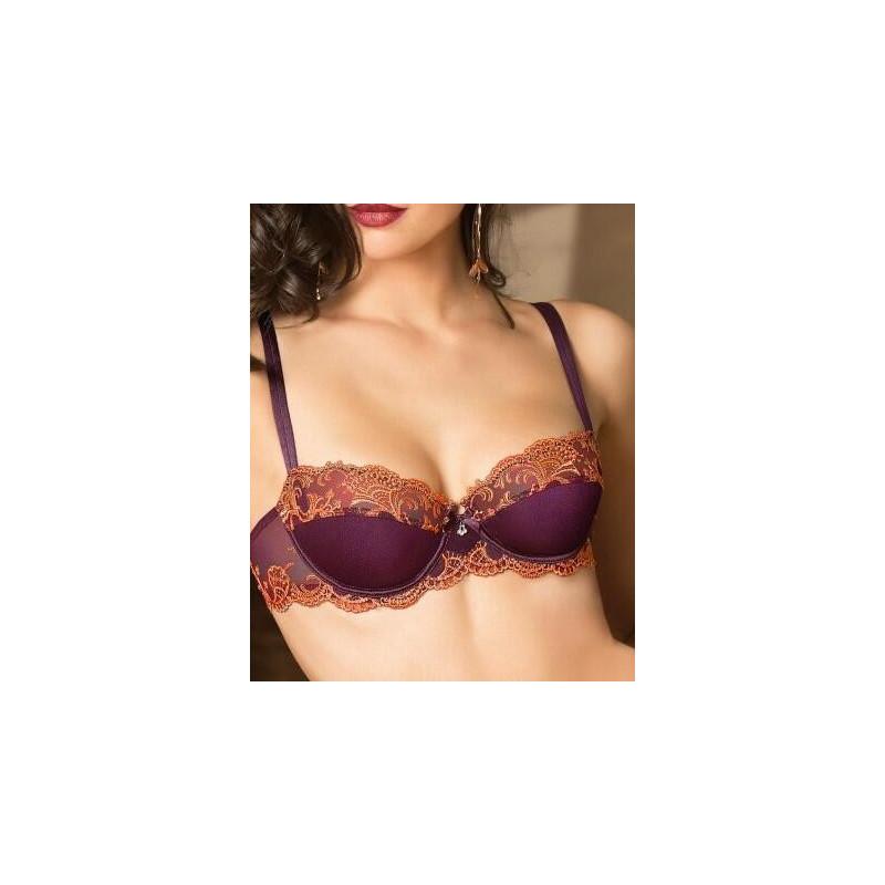 Soutien Gorge Corbeille splendeur Lise Charmel Améthyste