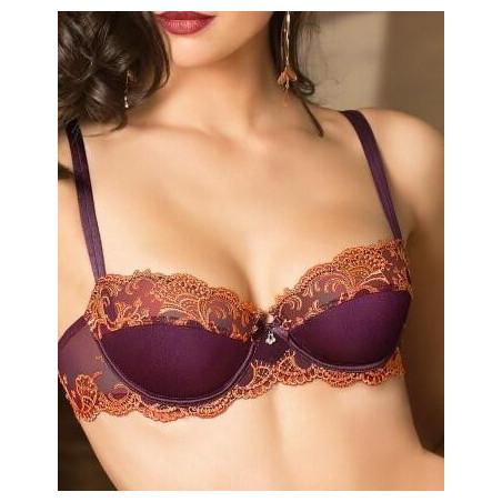Soutien Gorge Corbeille splendeur Lise Charmel Améthyste