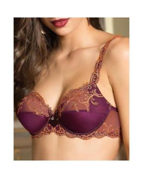 sOUTIEN GORGE CLASSIQUE SPLENDEUR DE SOIE AMETHYSTE