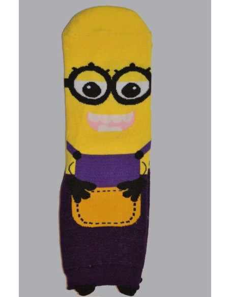 Chaussettes Minion Bricoleur Violet