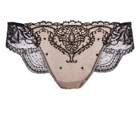 Gilet Moretta Laine et soie Dentelle Boutonnée