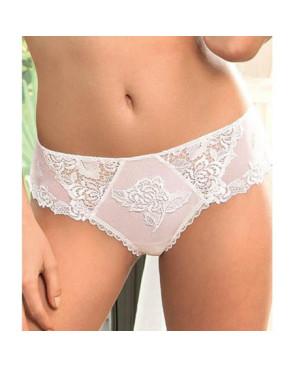 shorty lise charmel ajourage pétale blanc