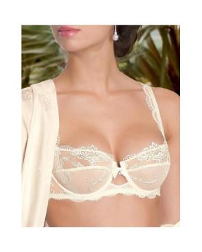 soutien gorge balconnet lise charmel ivoire fin de série