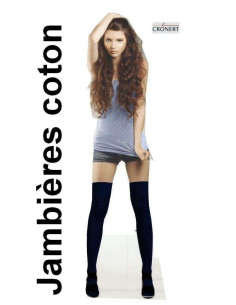 Jambière Cronert coton Marine