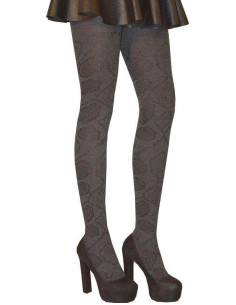 Collant Cronert coton effet Serpent
