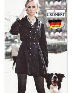 Collant Cronert à cotes Coton noir