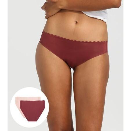Slip dim en coton invisible lot de 2 chic