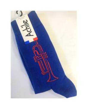 chaussettes trompette Achile fin de série en coton homme