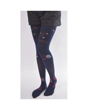 Collant Fantaisie feux d'artifices Berthe Marine