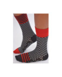 Chaussettes hiver pois asymétriques Berthe aux grands Pieds