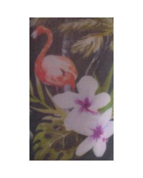  Motif de collant imprimé opaque imprimé flirt flamant rose