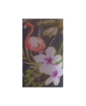 collant opaque imprimé Flamant roses et fleurs