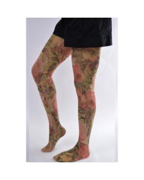 collant imprimé jardin fleuri