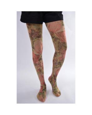 Collant opaque imprimé jardin Fleuri Flirt