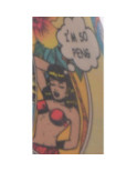 Collant opaque Imprimé Bande dessinée Vintage Flirt