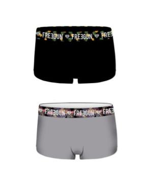 Assortiment de 2 boxers coton bio Femme Freegun