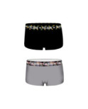 Lot de 2 Boxers  Coton bio  Femme Freegun uni