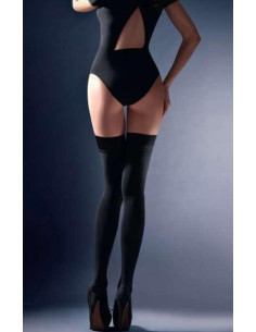 Bas Top Opaque Noir Gabriella