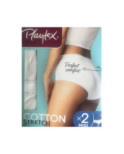 Lot de 2 Culottes Playtex cotton Stretch Midi