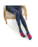 Collant fil de Joie Plumes fleuries Hiver