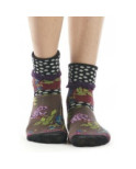 Chaussettes Revers Dub et drino Precious Bouquet et pois