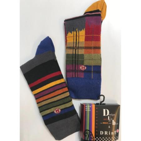 Duo de chaussettes Dub et Drino Homme Mix Max Plaide