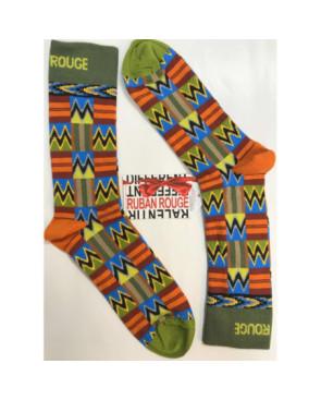 Chaussettes originale Ruban Rouge Tapis africain