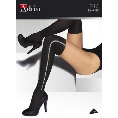 Collant cuissarde femeture éclaire Adrian Ella