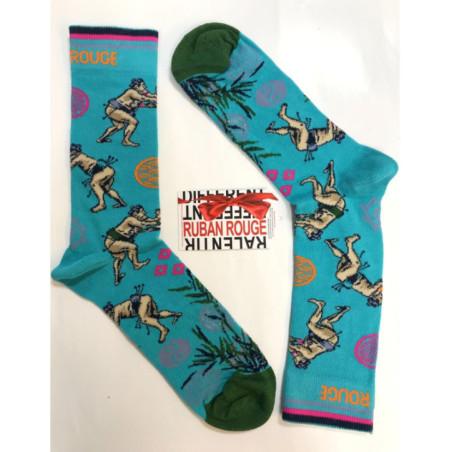  chaussettes-originales-Ruban-Rouge-coton-combat-de-sumos-Rubah09