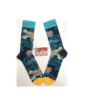 Chaussettes Ruban Rouge homme Dragon Bleu