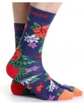  chaussettes-ruban-rouge-bouquet-fleuri-ibis-RUBAH14