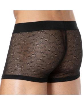 Boxer Hom en dentelle temptation Gaio noir