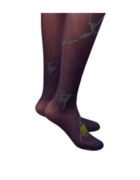 Bas up Acrobate Berthe aux grands pieds prune