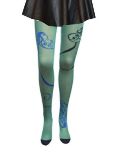 Collant Raiponce Berthe aux grands pieds Azur