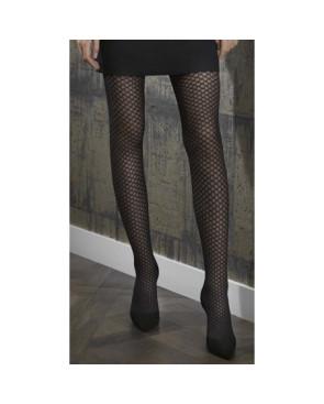 Collant LE Bourget Noir chic nid d'abeille