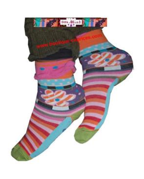  Chaussettes Du et Drino marguerite Seventy