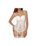 Guêpière Aubade Dentelle nacre mariage