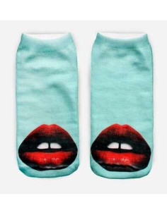 socquette rouges bisoux