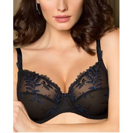 SOUTIEN GORGE EMBOITANT DOUCEUR FOUGERE NOIR MAINTIEN