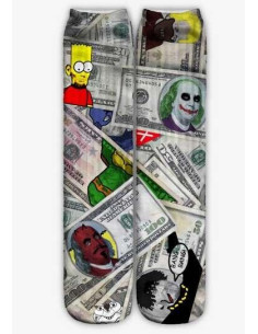 Chaussettes dollars étrange
