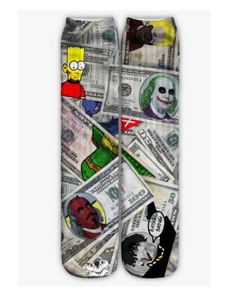 Chaussettes dollars étrange