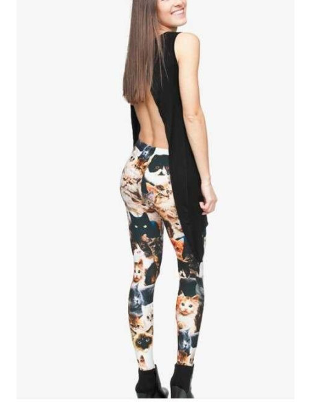 Caleçon Imprimé chats Patchwork