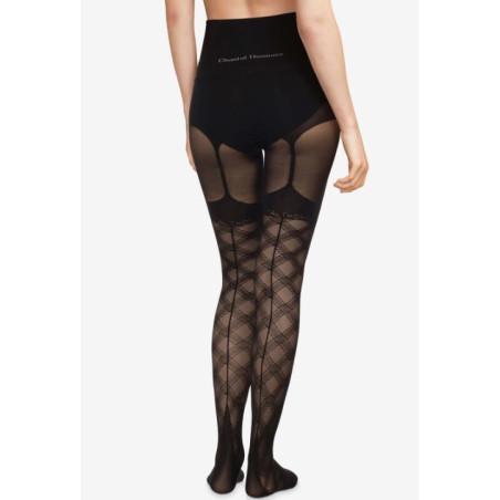 Collant Chantal Thomass cuissarde Tartan