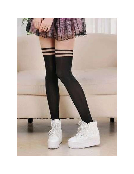 Collant effet Chaussettes de sport haute