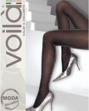 Collant Lurex Argento Voilà