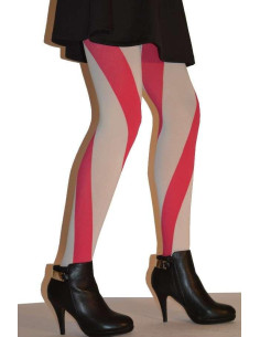 collant spirale Rouge 2