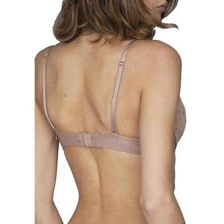 Soutien gorge Push Up Dentelle et coton Lejaby