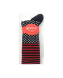 Chaussettes Plumetis asymétrique Hiver