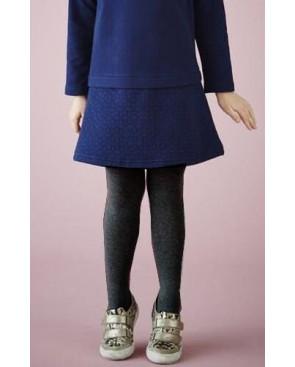 collant gris antracithe chaud hiver en laine et coton