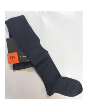  Collant hiver DD laine et coton marine